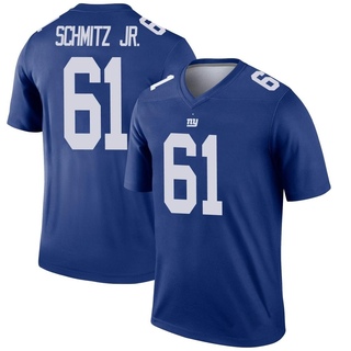 Legend John Michael Schmitz Jr. Men's New York Giants Jersey - Royal