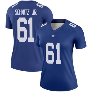 Legend John Michael Schmitz Jr. Women's New York Giants Jersey - Royal