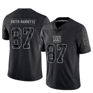 Limited Ihmir Smith-Marsette Men's New York Giants Reflective Jersey - Black