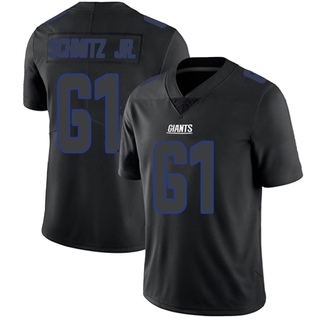 Limited John Michael Schmitz Jr. Men's New York Giants Jersey - Black Impact
